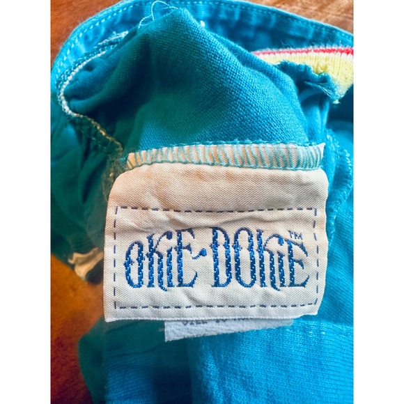 Vintage‎ Okie Doke Boys Girls Lion Applique Overalls, 18 Months, USA - Picture 5 of 6